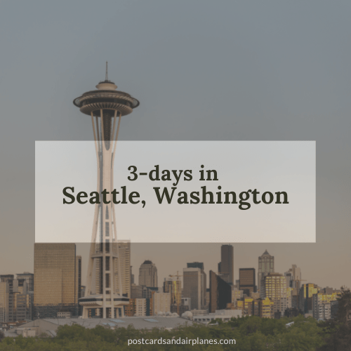 Sightseeing in Seattle